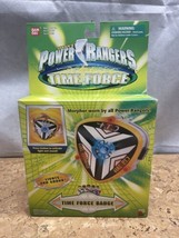 2000 Bandai Mighty Morphin Power Rangers Time Force Badge NIP JD - $148.50