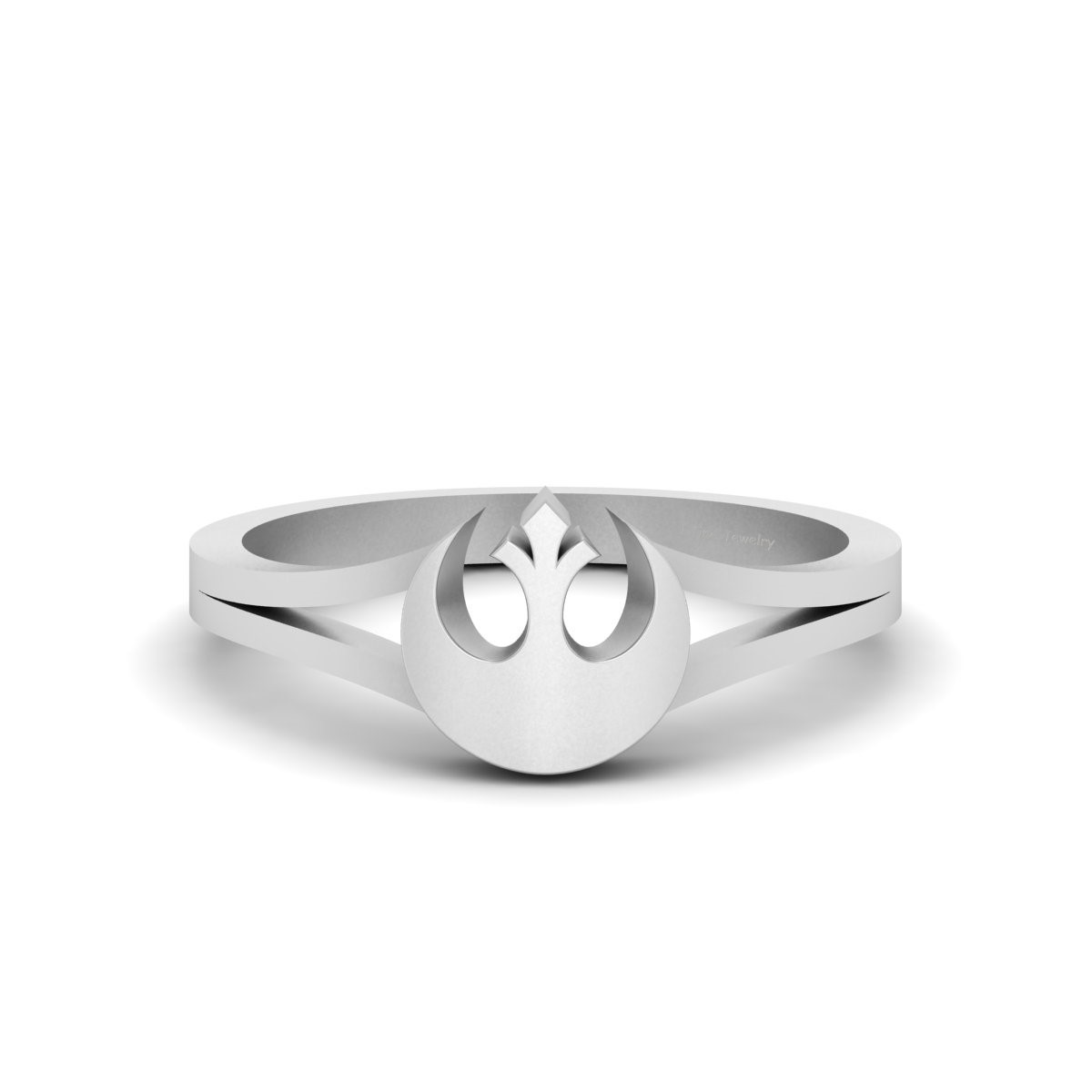 Solid 925 Sterling Silver Rebel Alliance Ring Symbol Of Hope Star Wars Jewelry