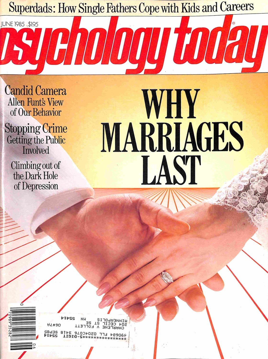 Psychology Today, June 1985 Magazines