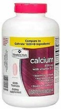 Member&#39;s Mark Expect More 600mg Calcium + D3 Dietary Supplement (600 ct.) - $94.03