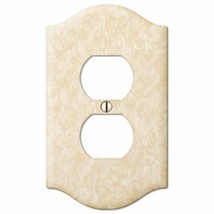 Creative Accents Honey Vinyl Bonded Steel - 1 Duplex Outlet Wallplate 9VHN108 - $8.08
