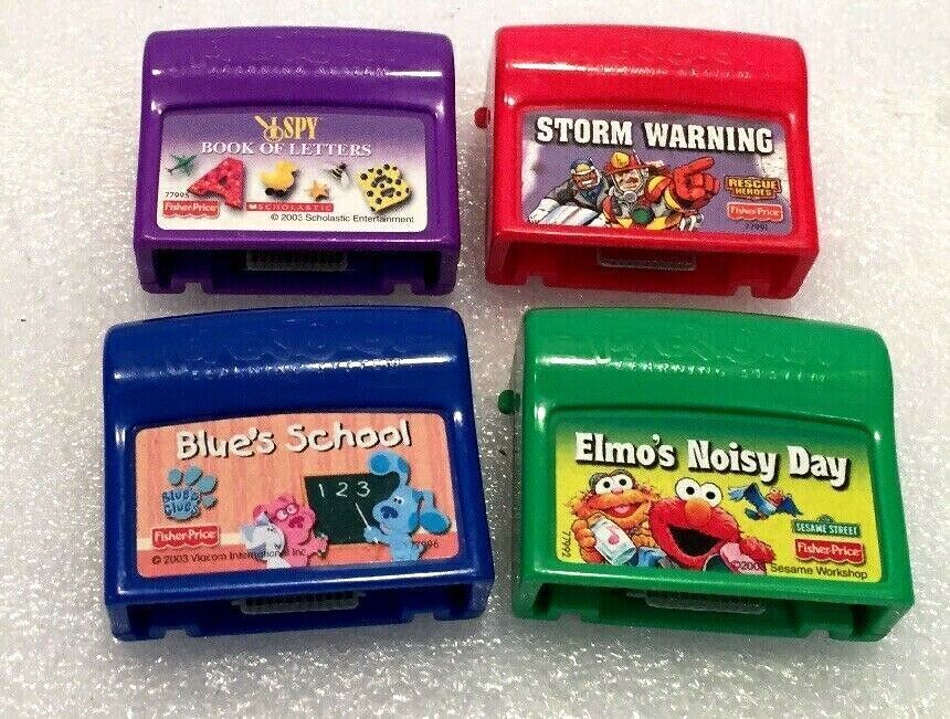 Fisher Price...Power Touch Learning System..Lot Of 4 CARTRIDGES ONLY