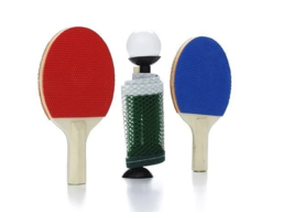 NPW Fun Desktop Mini Table Tennis Ping Pong Set Office Gag Novelty Gift NEW image 3