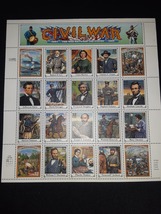 Civil War USPS 2975; 1995 Mint Sheet 20- 32c Plate Block Very Fine NHM - $44.25