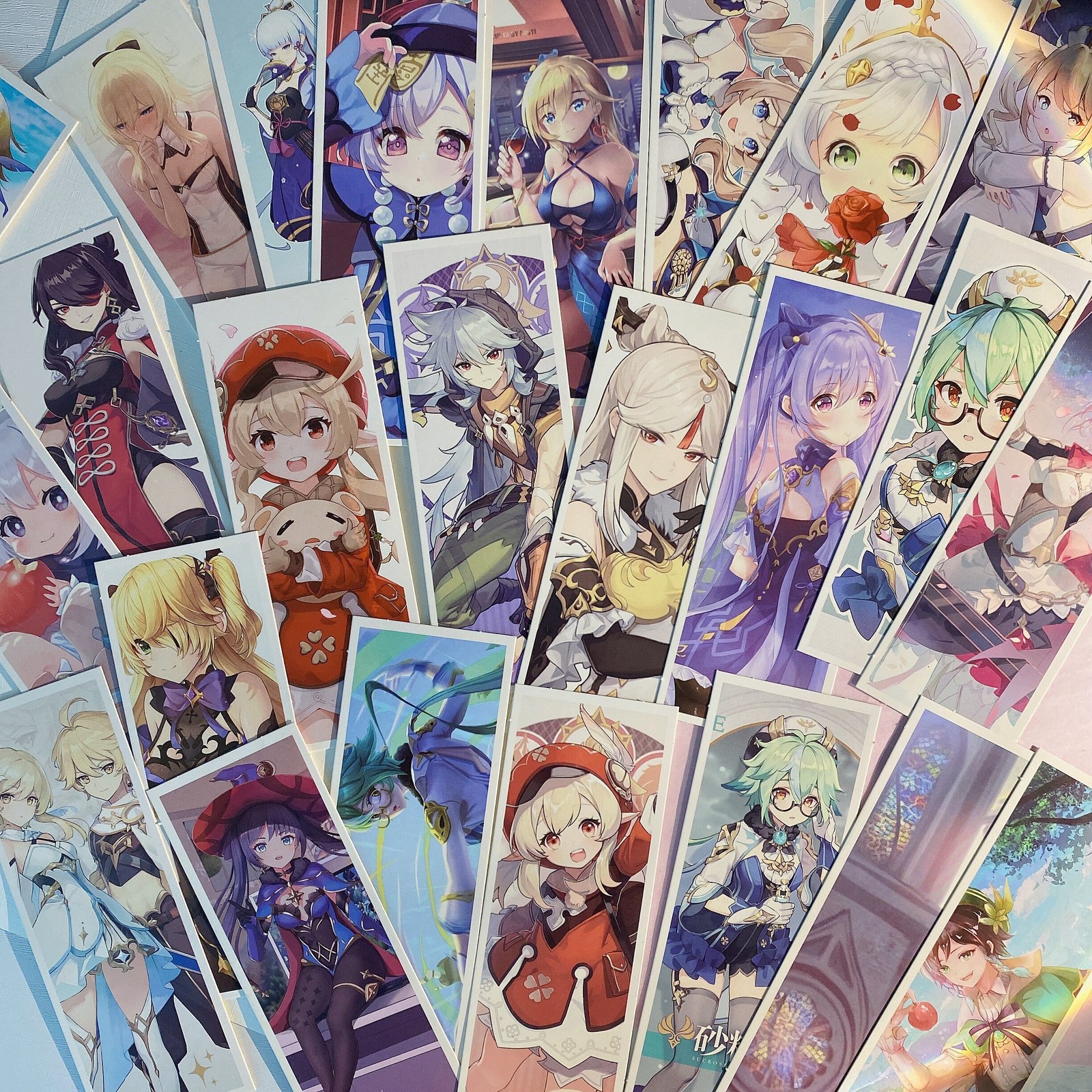 GENSHIN IMPACT BOOKMARKS, genshin impact small bookmarks - Art