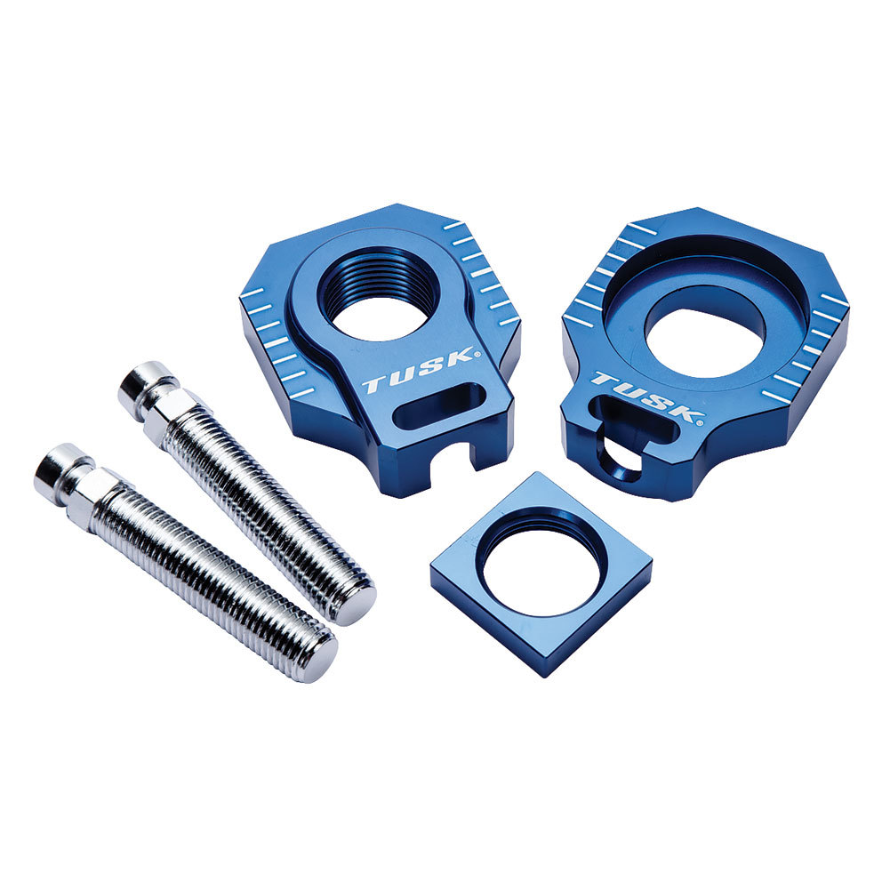 Tusk Racing Axle Block Blue GASGAS MC 250 20222023 Other Motorcycle