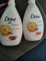 2 New Dove Gofresh Nourishing Body wash Nectarine &amp; White Ginger Scent 2... - $34.44