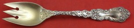 Imperial Chrysanthemum By Gorham Sterling Silver Sherbet Fork Goldwashed 4 3/4" - $88.11