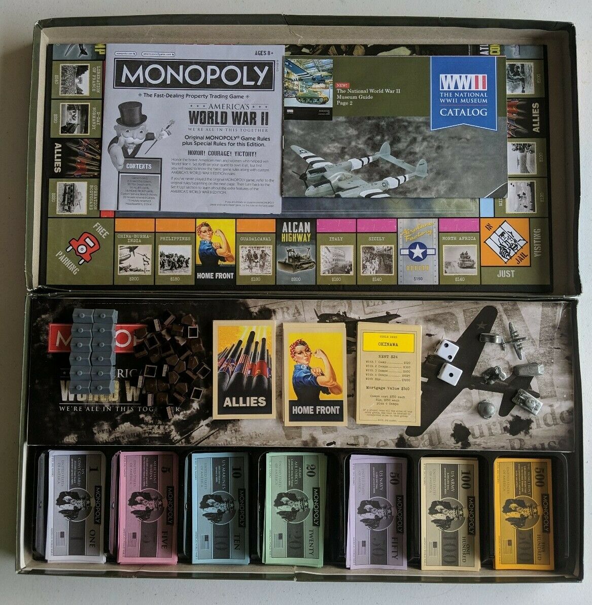 game of monopoly history wwii