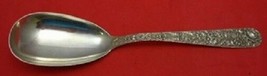 Repousse by Kirk Sterling Silver Berry Spoon Ovoid 9 1/2" Serving Antique - $206.91