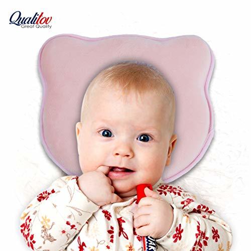 Newborn Head Shaping Pillow Soft Memory Foam Baby Pillow for Neck