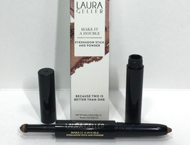 Laura Geller Make It A Double Eyeshadow & Powder Stick *Brandy* New In Box - $13.98