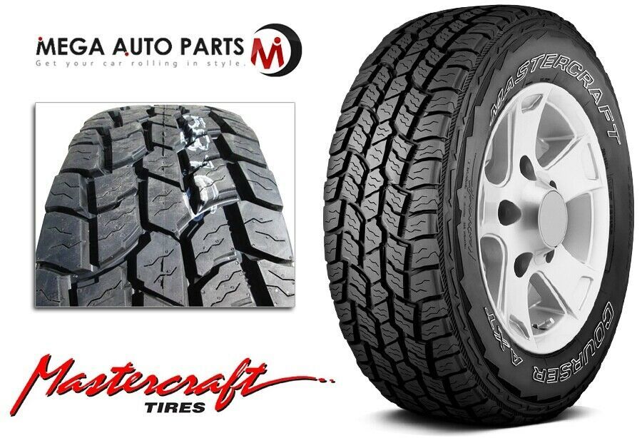 1 Mastercraft Courser AXT 245/75R16 OWL All Terrain Performance Tires ...