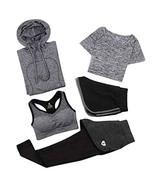 Black Temptation Sport Suit for Women Quick Drying Clothing for Ladies Y... - $67.91