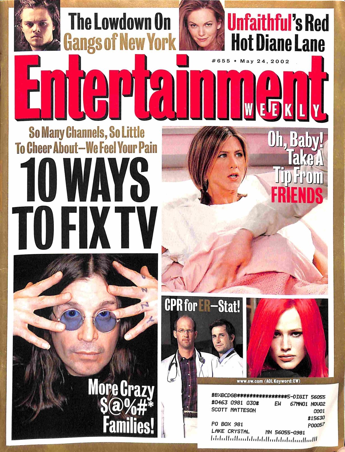 Entertainment Weekly, May 24 2002 Magazine Back Issues