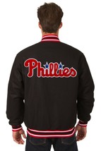 MLB Philadelphia Phillies JH Design Wool Reversible Jacket Embroidered  ... - $179.99