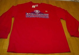 PHILADELPHIA PHILLIES WORLD SERIES LONG SLEEVE MLB BASEBALL T-Shirt XL NEW - $19.80