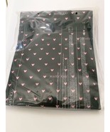 NEW MARY KAY Black With Pink Hearts Travel Roll Up Bag  - $14.84