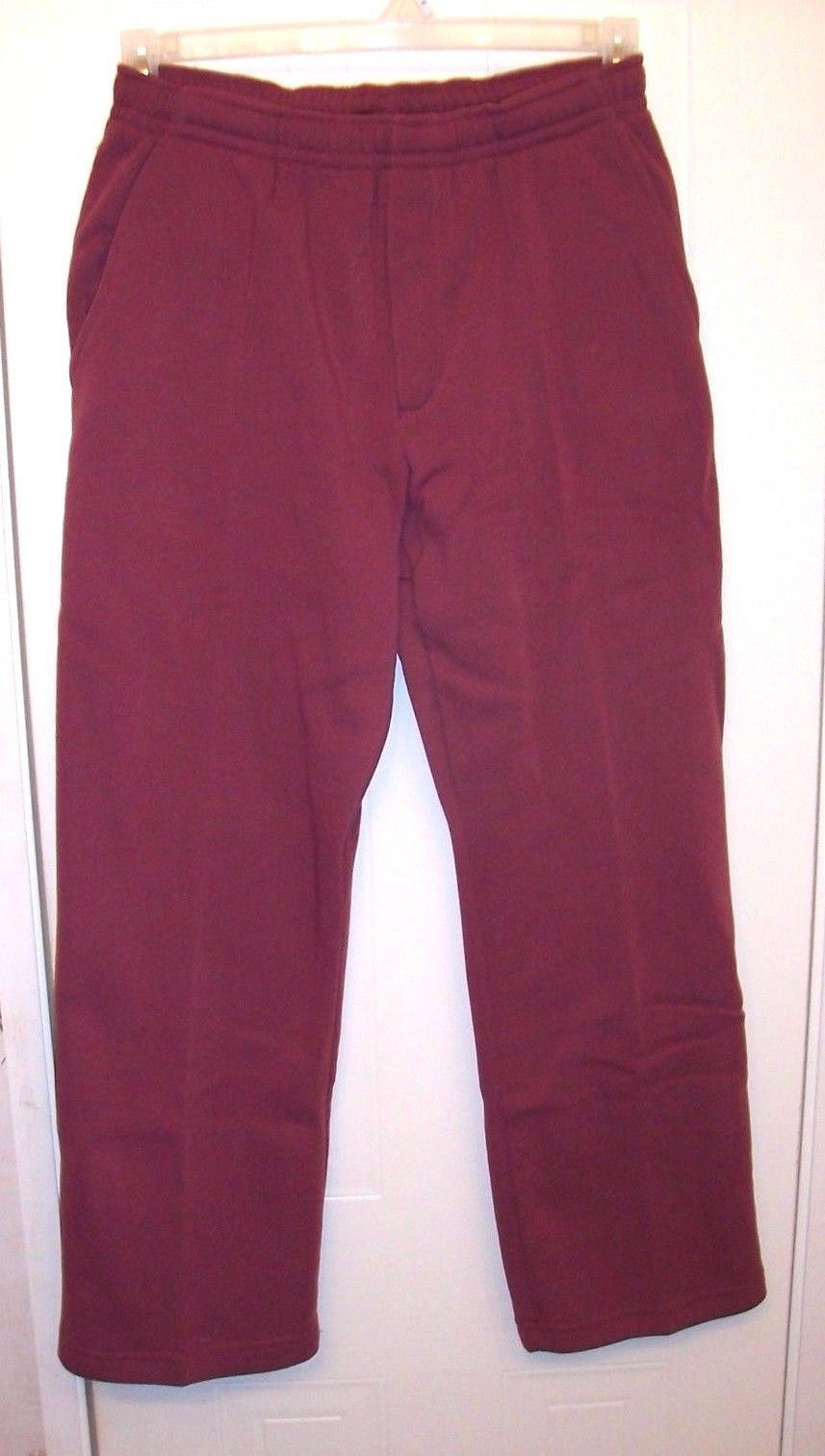 Men's Fleece Pants by Active Joe - Elastic Waist w/ Drawstring - Size ...