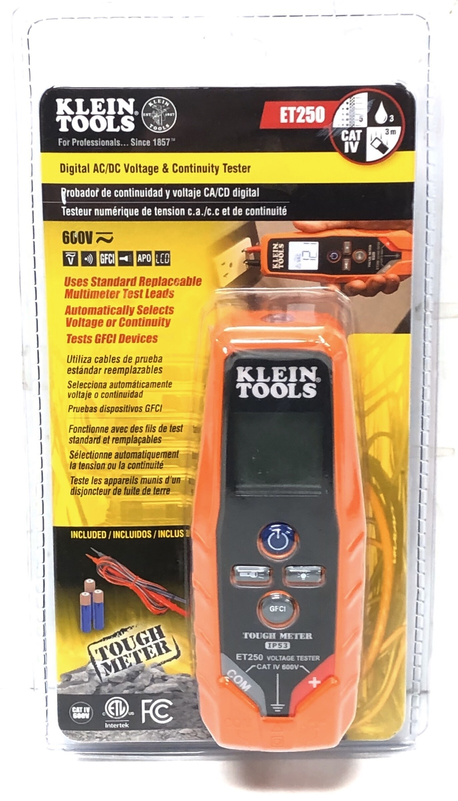 Klein Electrician Tools Et250 Multimeters