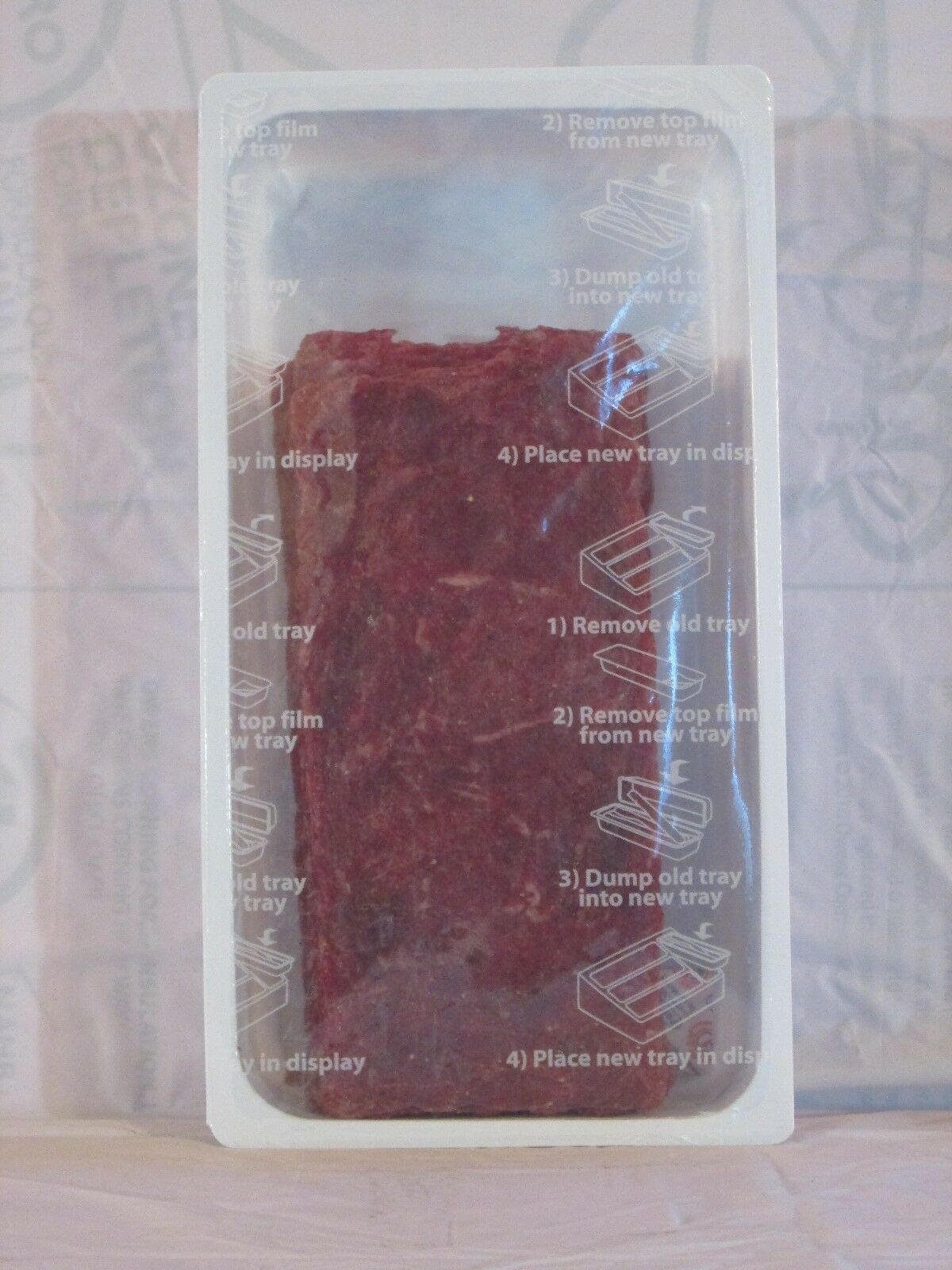 TILLAMOOK OLD FASHIONED 100 BEEF JERKY SLAB 15 CT MULTIPLE .75LB TRAYS
