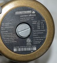 Armstrong 110223 321 Hot Water Circulator Pump Stainless Astro 28oss image 7