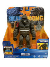 Godzilla vs. Kong Playmates Battle Damage Reveal 6" Kong Figure with Fighter Jet - $32.00