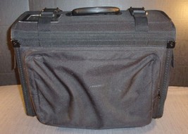 U.S. Military Army Recruiter Sales Bag Case Black Canvas Xtra Pockets Houston Bn - $84.23