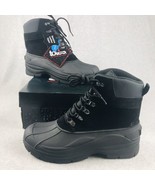 Totes Snow Boots Waterproof Mens Size 11 Leather Insulated Winter Weather - $49.87