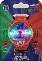 PJ Masks Kids LCD Watch with Slide on Charms Digital Display Accutime NEW - $15.83