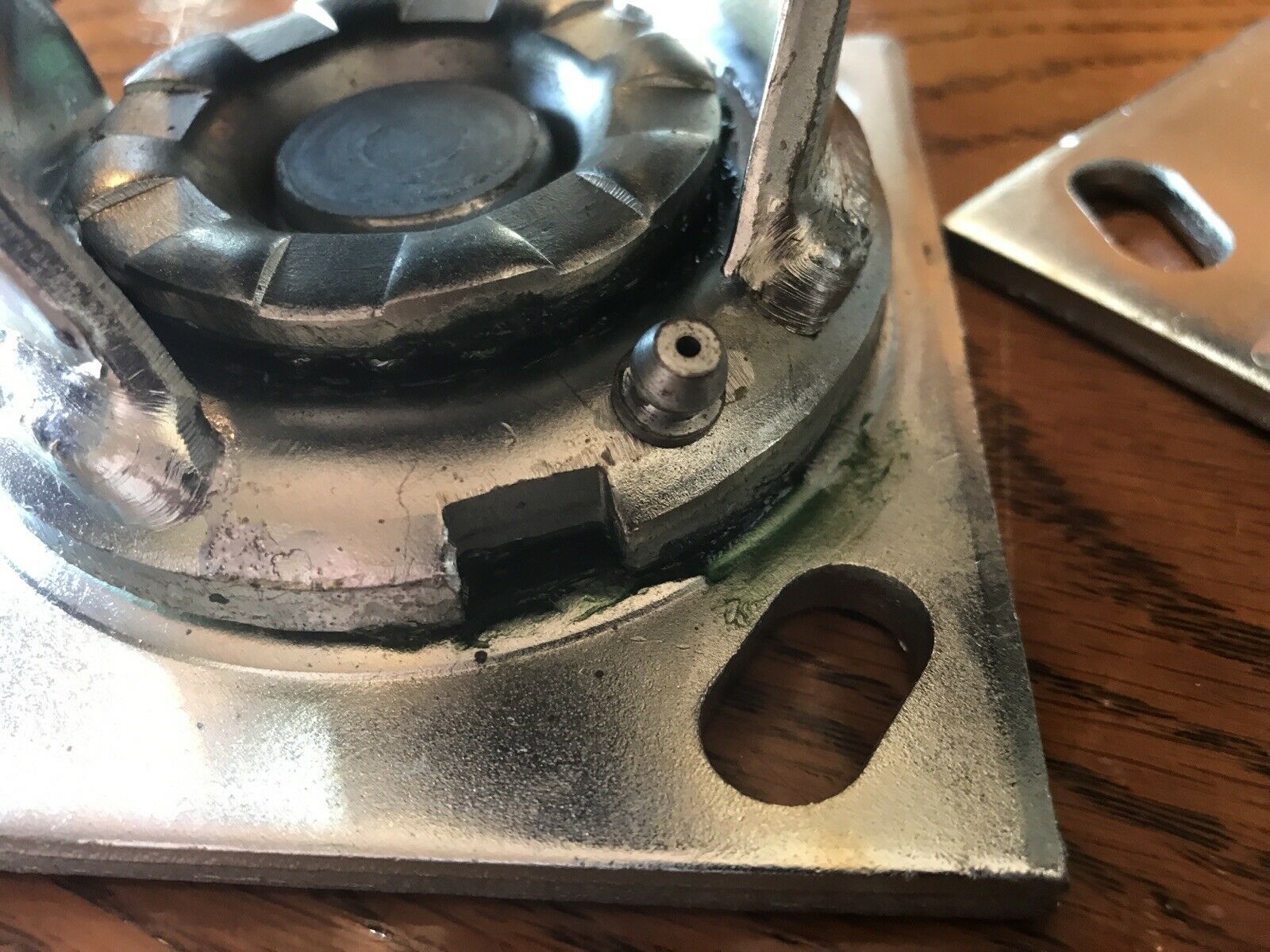 8" JC Faultless Quiet Caster Wheels Set of 2 (1) Swivel and (1) Fixed