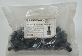 Legend 461 529 3/4 Inch By 1/2 Inch Plastic Pex Coupling Bag of 50 Pieces image 1