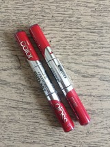 2 x Covergirl Outlast All -Day Intense Lip Color Gloss Duo #130 Richest Red 2 pk - $13.71