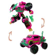 Metal Cardbot Buffalo Crush Korean Vehicle Transforming Action Figure Robot Toy image 4