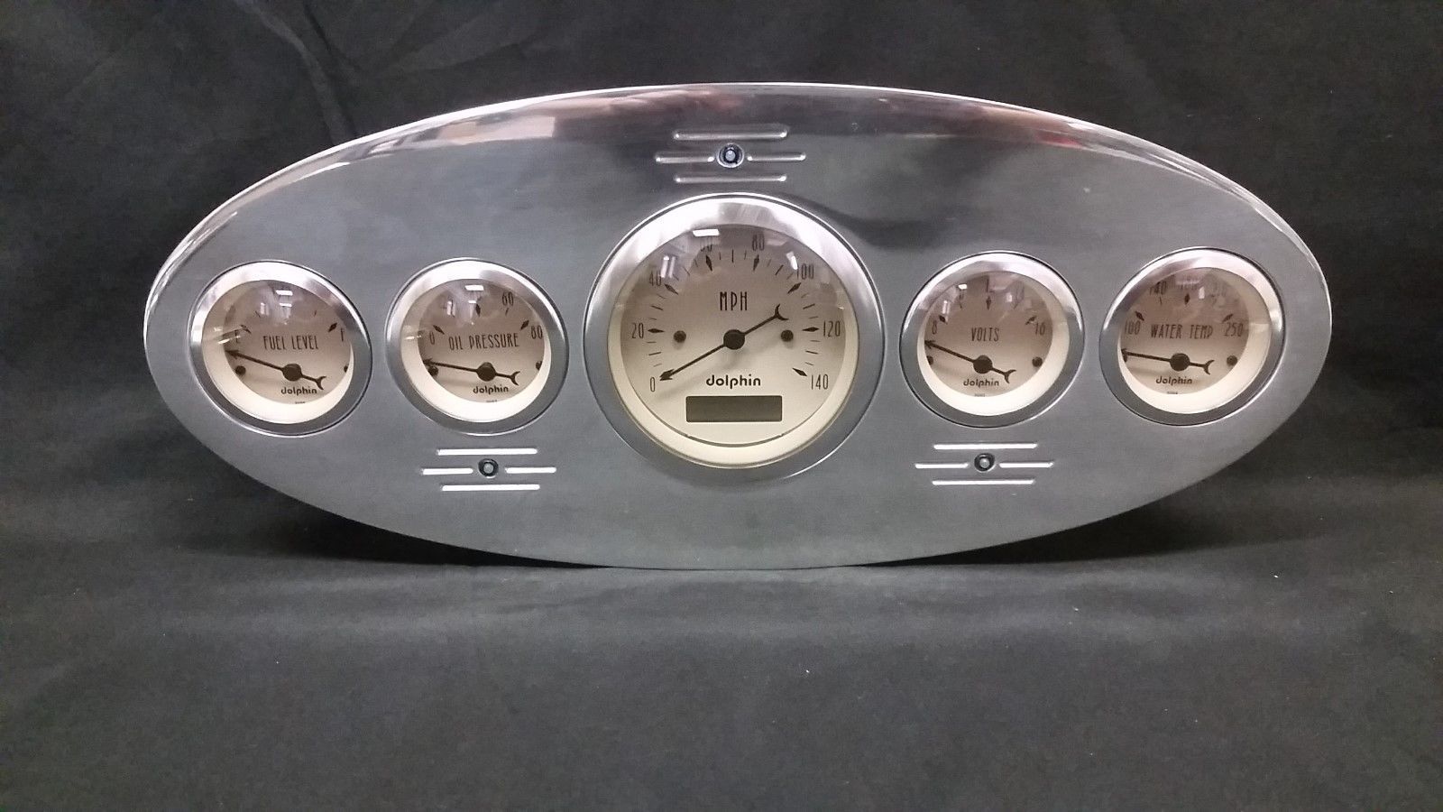 1934 PLYMOUTH 5 GAUGE DASH CLUSTER TAN - Gauges