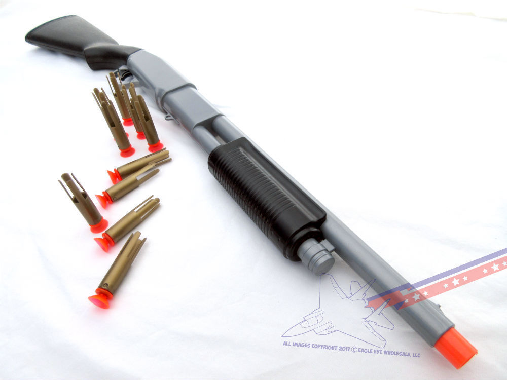 Toy Gun Military Swat Pump Action Shotgun Dart Guns Toy Set Safe My