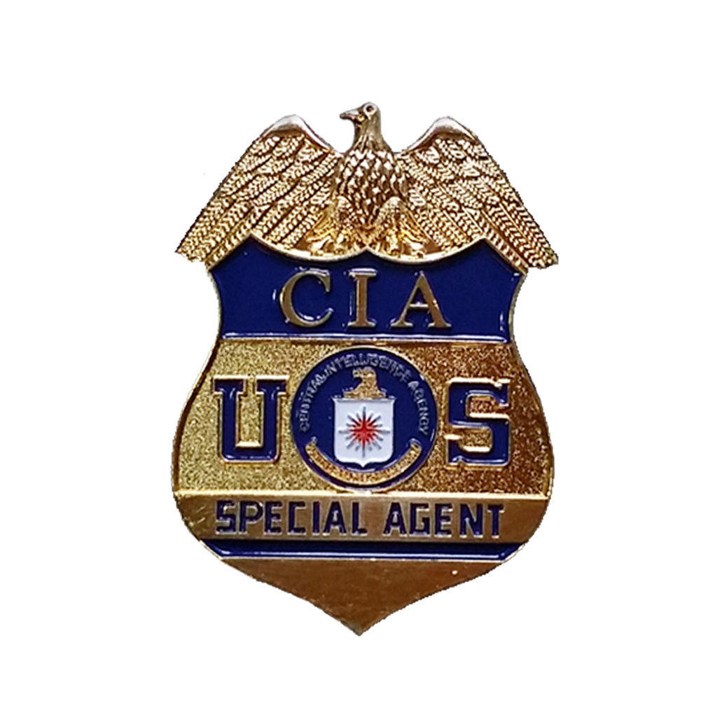 Cosplay US Special Agent Badge CIA Badge Officer Badge Prop Clip Back ...