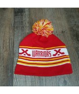 Red White Yellow Warriors Hockey Club Sock Cap One Of A Kind Proof Hat - $14.80