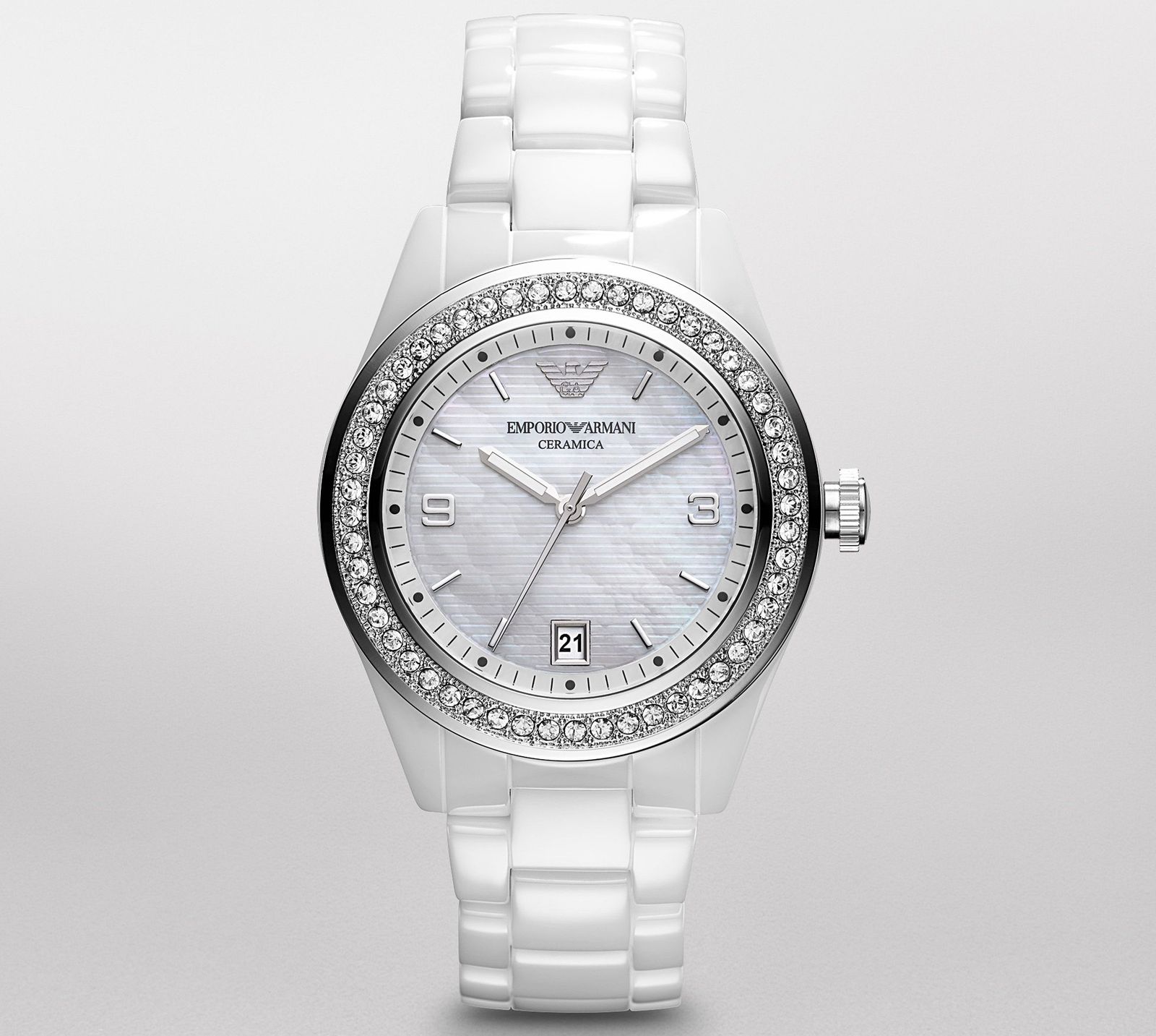 Часы перламутровые. Керамические часы женские Emporio Armani белые ar1443. Часы Emporio Armani женские белые керамические. Часы Джорджио Армани женские. Женские часы Emporio Armani ar1405.