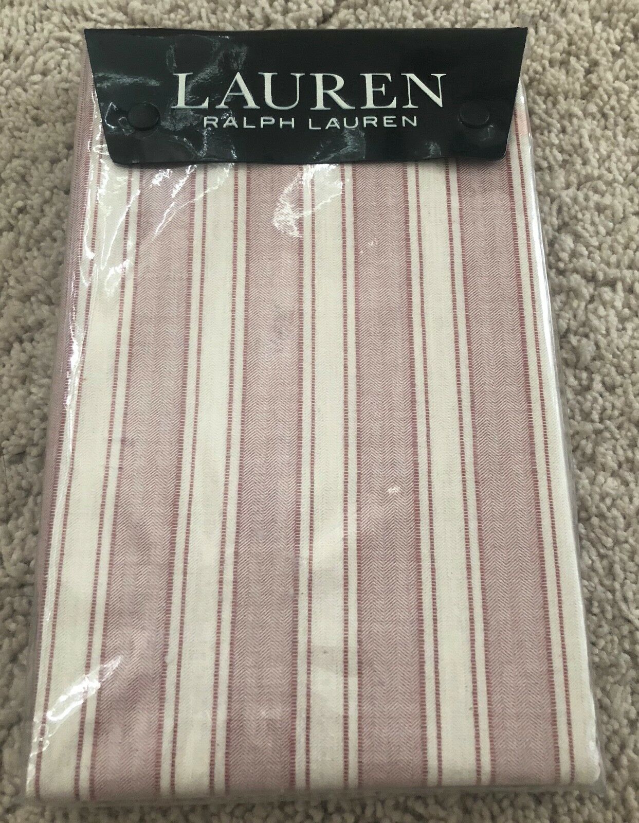 NWT Ralph Lauren Graydon Bold Stripe Euro European Sham Nantucket Red