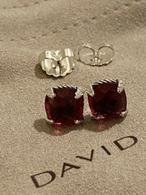 David Yurman 9mm Pink Tourmaline Diamond Chatelaine Stud Earrings - $424.71