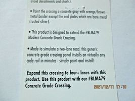 Atlas # BLMA80 Modern Grade Crossings Concrete Style Expander Pack N-Scale image 4