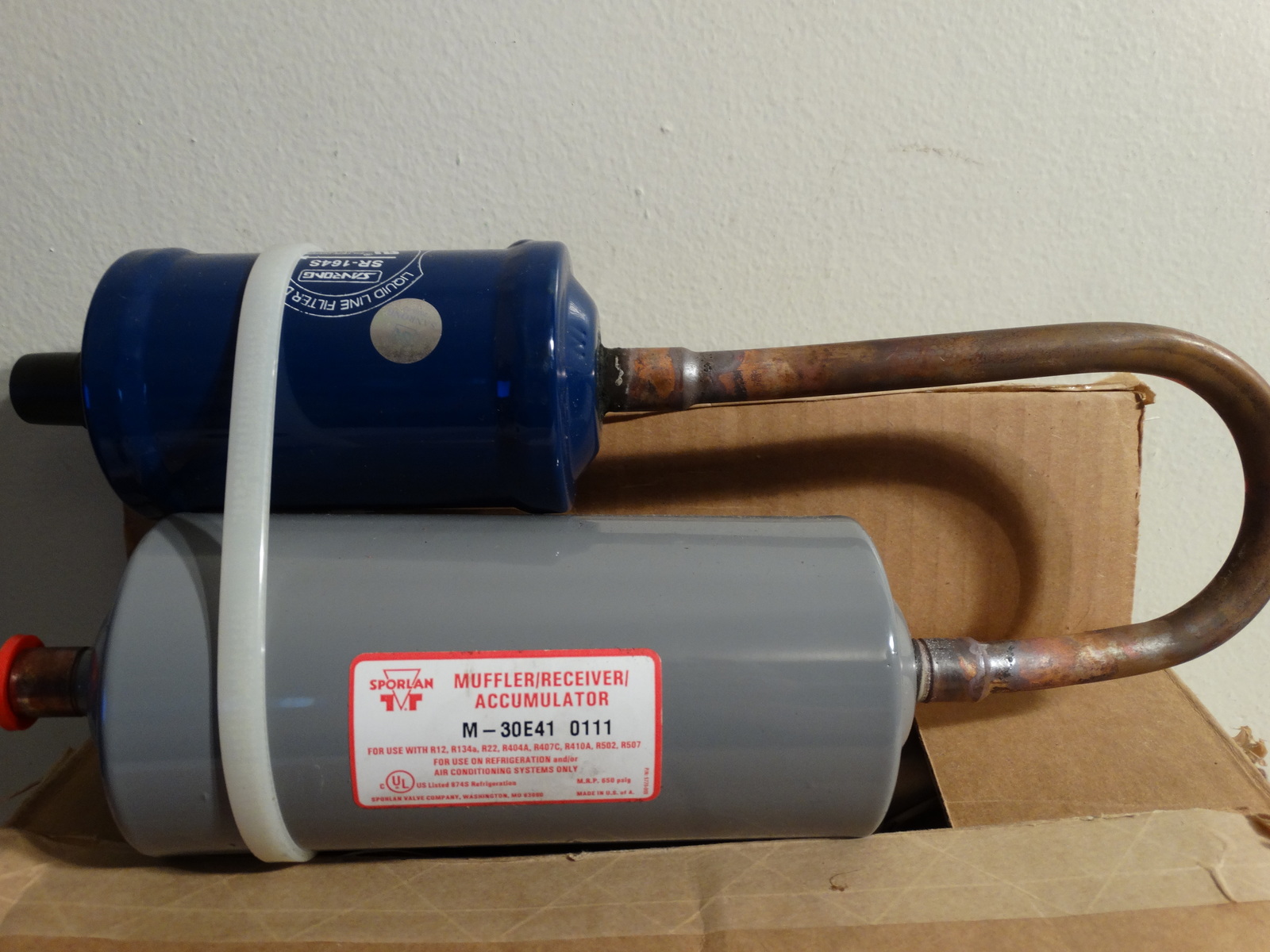 Raypak H000005 Filter DRIER, Muffler RECEIVER 3"KIT Pool Heat Pump