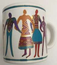 Laurel Burch 1992 Fashion Tribal Mug/Cup - £12.61 GBP
