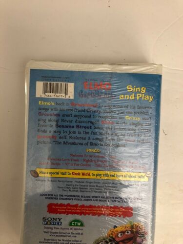 Sesame Street The Adventures of Elmo in Grouchland:Sing and Play(VHS ...