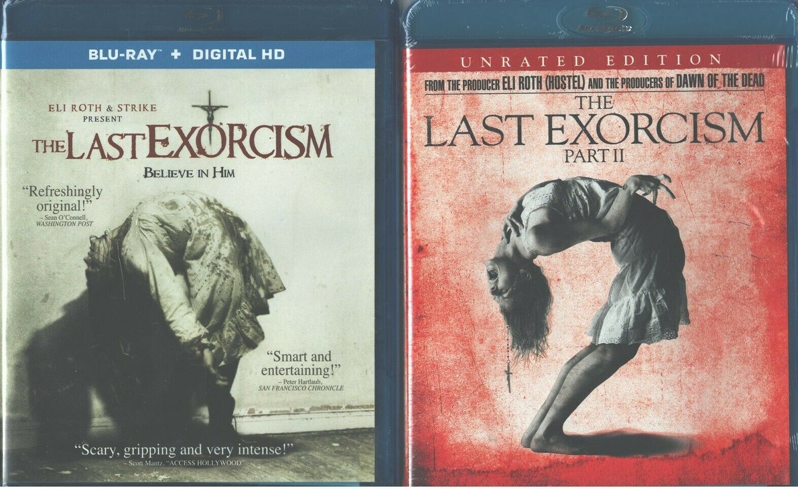 Last Exorcism The 1 2 Double Eli Roth Ashley Bell Julia Garner New 2 Blu Ray Dvds And Blu Ray