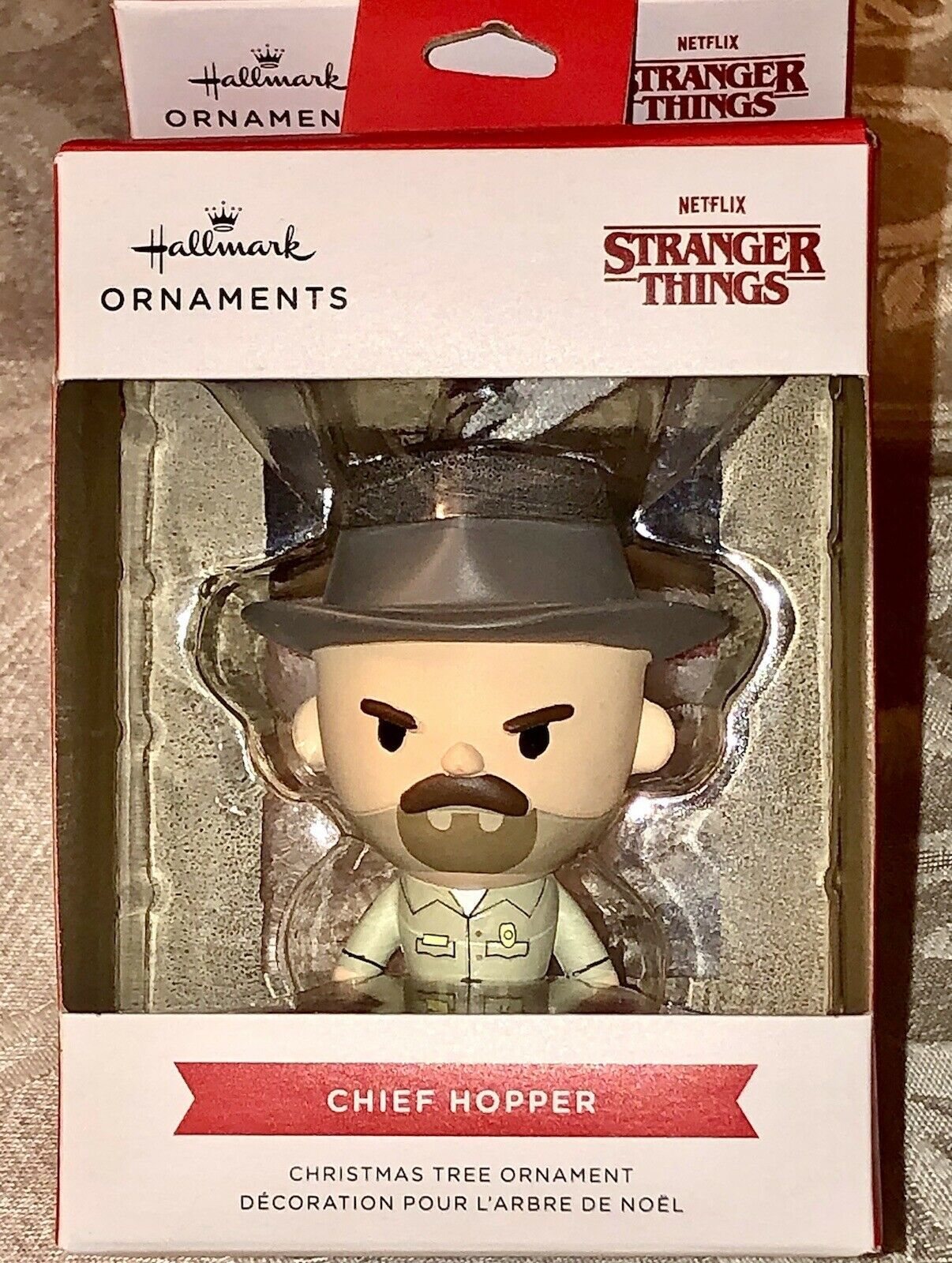 Stranger Things Christmas Tree Ornament Chief Hopper Hallmark Netflix