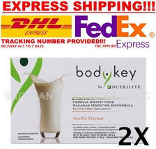 2 BOX BodyKey By Nutrilite Meal Replacement Shake - Vanilla FREE SHIPPING - $120.00