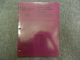 1997 mitsubishi galant air conditioning installation instructions manual service - $17.25