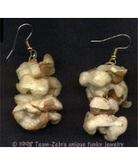 Funky 3D POPCORN EARRINGS Punk Movie Night Junk Food Snack Theme Costume... - $6.85